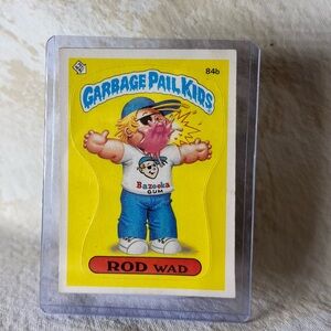 1986 Garbage Pail Kids - Rod Wad #84b - Topps